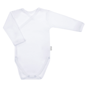 NICOLA Bodijs ar garām piedurknēm Basic, Balts - Image 1