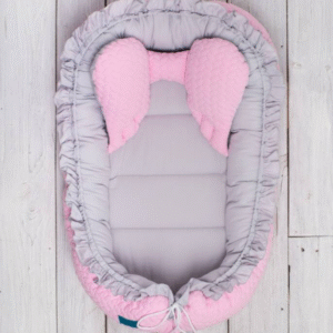 Belisima Zīdaiņa ligzdiņa Bunny, Pink/Grey