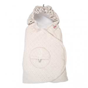 Lodger Wrapper Folklore Fleece ietinamā sedziņa 2 in 1, Birch, WPF599 - Image 1