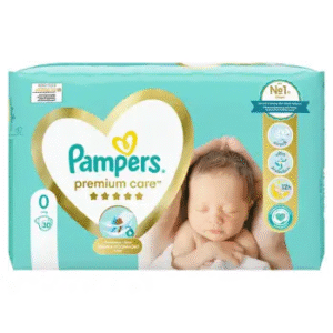 PAMPERS Premium Care 0 autiņbiksītes jaundzimušajiem ar mazu svaru<3 kg 30gb