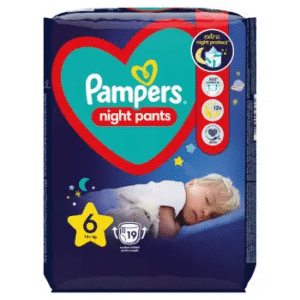 PAMPERS Night Pants 6 vienreizlietojamās biksītes naktij 15+ kg 19gb