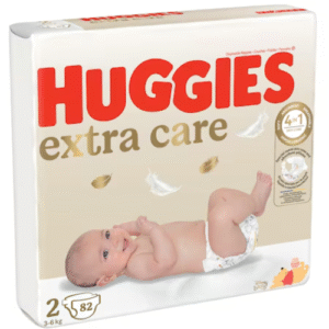 Huggies Extra Care 2 autiņbiksītes jaunpiedzimušiem 3-6kg 82gb