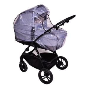 PETITE&MARS Lietus plēve Kulbu ratiem, 82x60x40 cm, 100