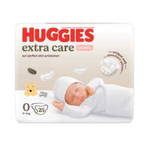 Huggies Extra Care 0 autiņbiksītes jaunpiedzimušiem <3.5kg 25gb
