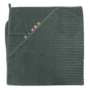 CebaBaby kokvilnas frotē dvielītis ar kapuci 100x100cm - Image 1