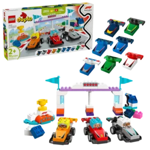 LEGO DUPLO Town F1® komandas sacīkšu auto un piloti 10445