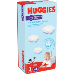 Huggies Pants 3 vienreizlietojamās biksītes Zēniem, 6-11 kg,  44gb - Image 1