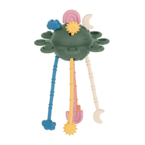 PETITE&MARS Silikona sensorā rotaļlieta Crazy Planet, 601817, MistyGreen, 10+m