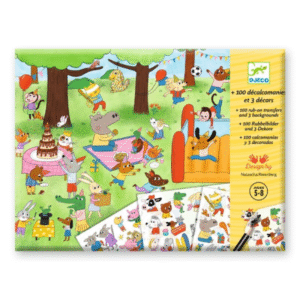 DJECO Nokasāmās uzlīmju bildītes - Laiks svētkiem!, DJ09355