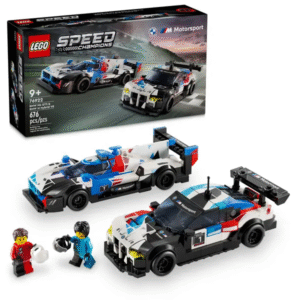 LEGO Speed Champions BMW M4 GT3 & BMW M Hybrid V8 sacīkšuauto 76922