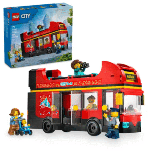 LEGO City Sarkans divstāvu ekskursiju autobuss 60407 - Image 1