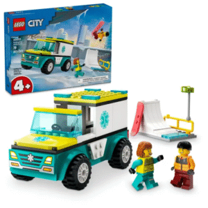 LEGO CITY Ātrās palīdzības auto un snovotājs 60403 - Image 1