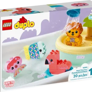 LEGO DUPLO Jautram vannošanās laikam: peldoša dzīvnieku sala,10966