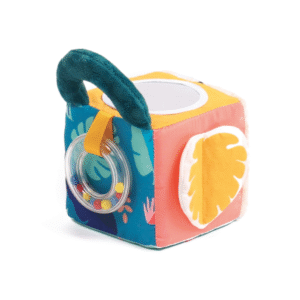 LUDI Attīstošā rotaļlieta mazuļiem - kubs, Leaves - Image 1