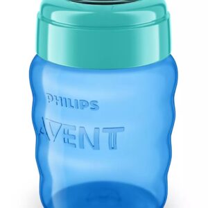 Philips Avent Easy Sip mācību krūzīte, 9M+, 260ml, silikona snīpis, zila, SCF553/05