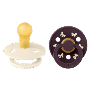 BIBS RETRO Holiday COLOR lateksa māneklis – 2 gab. komplekts zīdaiņiem, svētku kolekcija - Image 2