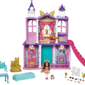 Enchantimals Royal Ball Castle komplekts ar Lapsas lelli  & dzīvnieciņuFig - Image 1