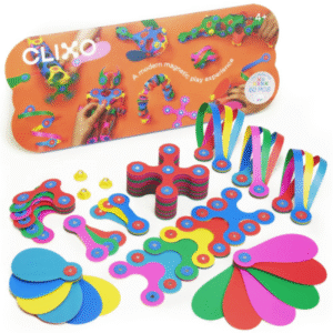 CLIXO Magnētu konstruktors - Super Raimbow Pack 60gb
