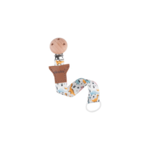 AKUKU mānekļu turētājs - lentīte ar koka klipsi, A0580, Dino