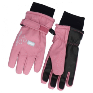 TUTU Mitrumizturīgi ziemas pirkstaini cimdi bērniem, rozā, 7-9 gadi - Image 1