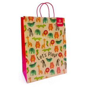 SVOORA Papīra dāvanu maisiņš - Dzīvnieki (32x16x43 cm),SV25131500