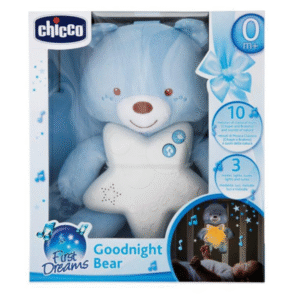 CHICCO FIRST DREAMS Muzikālais lācītis ar naktslampiņu (Zils) - Image 1
