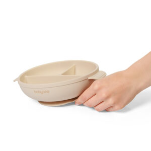 Baby Ono silikona bļodiņa ar piesūcekni, vāku un 3 nodalījumiem, bēša, 1661/03 - Image 5