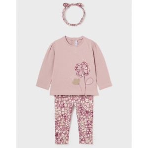 MAYORAL Komplekts ar legingiem un matu lentu meitenei, Petalo - Image 1