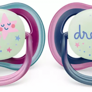 Jaunums! Philips Avent Ultra Air Nighttime knupītis, 6-18 mēn., meitenēm, (2 gab), SCF376/14 - Image 3