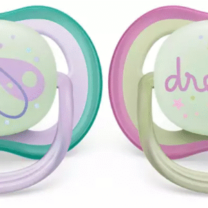 Jaunums! Philips Avent Ultra Air Nighttime knupītis, 0-6 mēn., meitenēm, (2 gab), SCF376/19 - Image 3