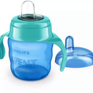 Philips Avent Easy Sip mācību krūzīte ar rokturiem, 6M+, 200ml, silikona snīpis, zaļa, SCF551/05 - Image 5