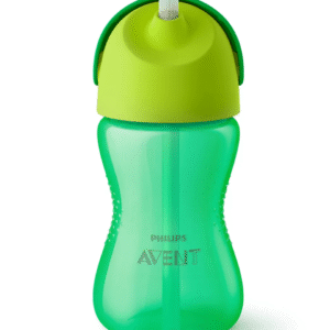 Philips Avent Krūzīte ar salmiņu, 300 ml, 12M+, zaļa, SCF798/01 - Image 1