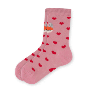 TUTAS LIETAS Rozā zeķītes ar sirsniņām - Image 1