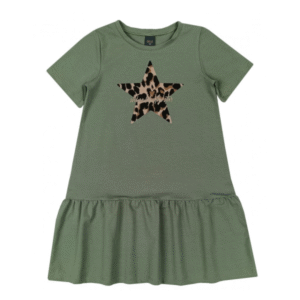 ATUT Zaļa kleita meitenei ar īsām piedurknēm Shine like a Star, 1134 - Image 1