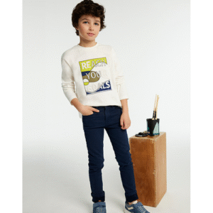 MAYORAL Tumši zilas bikses zēniem Soft SlimFit, Marino - Image 1