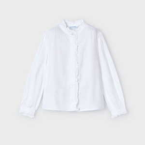 MAYORAL Balta blūze meitenei, Blanco - Image 1