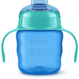 Philips Avent Easy Sip mācību krūzīte ar rokturiem, 6M+, 200ml, silikona snīpis, zaļa, SCF551/05 - Image 4
