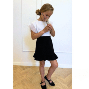 ATUT melni trikotāžas svārki meitenei