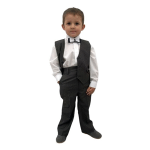 HRYNCEWICZ Melna veste un bikses zēnam - Image 1