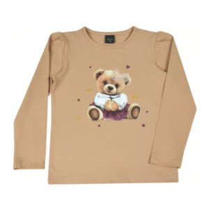 ATUT meiteņu tops ar garām piedurknēm - Teddy, 0528 - Image 1