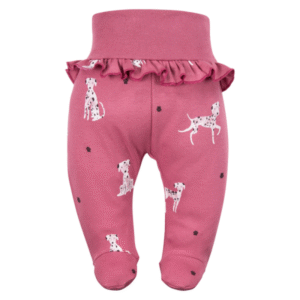 EEVI bikses ar pēdiņām DOGS, berry