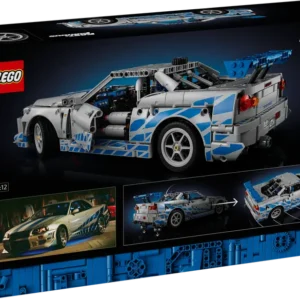 LEGO Technic 2 Fast 2 Furious Nissan Skyline GT-R (R34) auto 42210 - Image 5