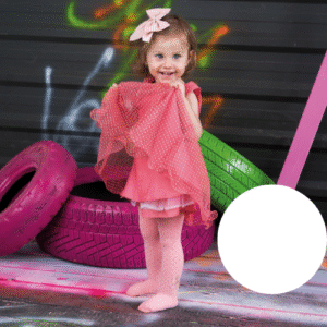 NUSIA BABY Bambusa viskozes zeķubikses ar dekoru meitenēm - Image 1