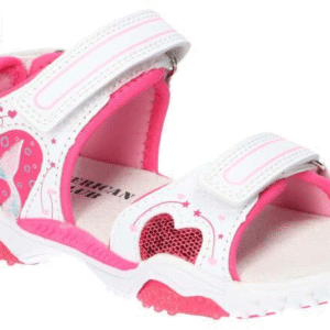 American Club baltas sandales ar LED gaismiņām meitenēm, HL 79/23 - Image 1