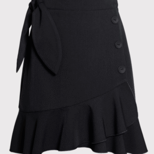 SLY Melni pārliekami svārki ar volānu - Image 1