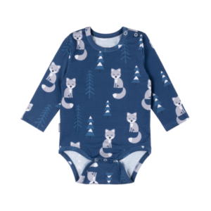 LENNE Zils kokvilnas bodijs ar rakstu TAY, 23909, 3330 - Image 1