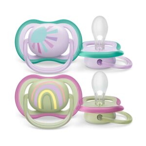 Jaunums! Philips Avent Ultra Air knupītis, 0-6 mēn., meitenēm (2 gab), SCF085/59 - Image 1