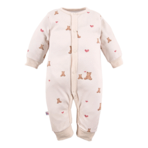 EEVI romperītis HEARTS & BEARS, bēša - Image 1