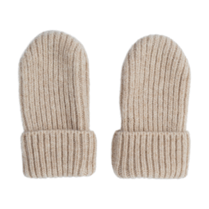 Lodger Mittens bērnu merino vilnas cimdiņi, Beige, MTM630