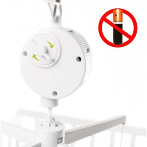 4 BABY Nomierinošs muzikālais karuselis gultiņai OWLS, pink - Image 2